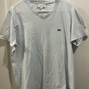 Lacoste Blue Short Sleeve Tee Classic Fit
